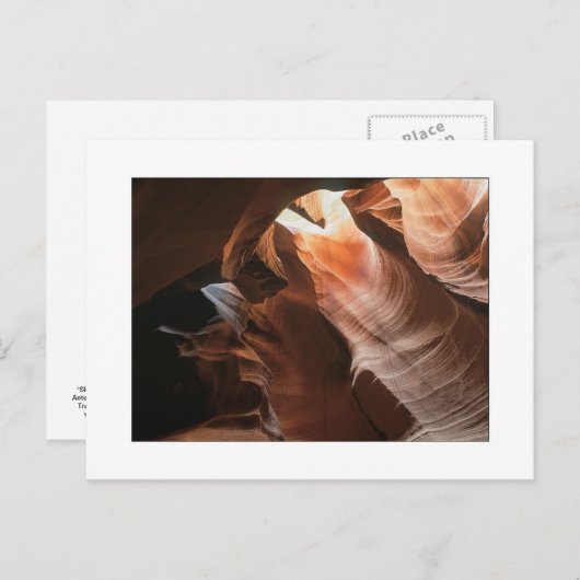 Carte Postale "Canyon à fente - Horizontal" (Devant / Derrière)