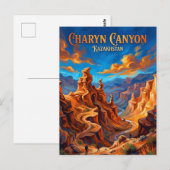 Carte Postale Canyon de Charyn Kazakhstan (Devant / Derrière)