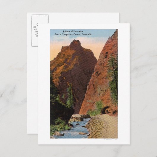 Carte Postale Canyon de Cheyenne Sud (Devant / Derrière)