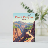 Carte Postale Canyon de Colca Pérou (Debout devant)
