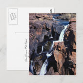 Carte Postale Canyon de la rivière Treur, Transvaal Est, Afrique (Devant / Derrière)