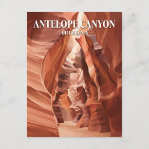 Carte Postale Canyon de l'Antilope Page Arizona