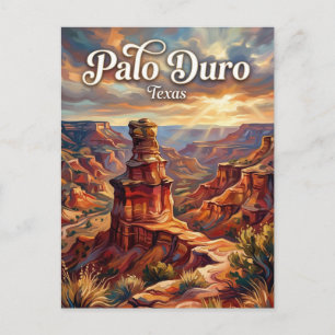 Carte Postale Canyon de Palo Duro Texas