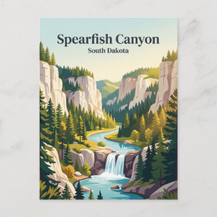Carte Postale Canyon de Spearfish Dakota du Sud