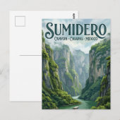 Carte Postale Canyon de Sumidero (Devant / Derrière)