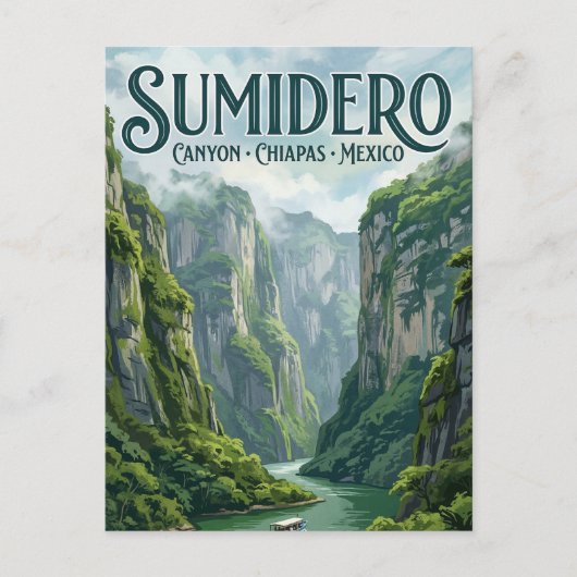 Carte Postale Canyon de Sumidero (Devant)