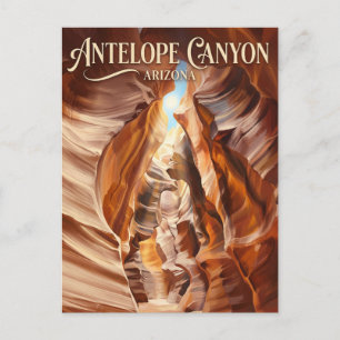 Carte Postale Canyon du Cerf-pronghorn Arizona