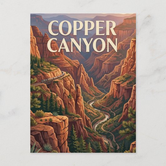 Carte Postale Canyon du Cuivre (Devant)
