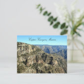 Carte Postale canyon en cuivre (Debout devant)