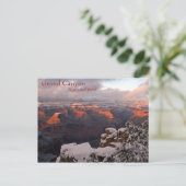 Carte Postale Canyon givré (Debout devant)