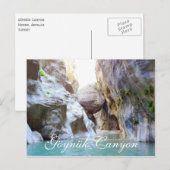 Carte Postale Canyon Göynük, Kemer, Antalya, Turquie (Devant / Derrière)