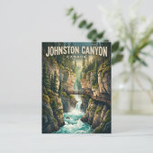 Carte Postale Canyon Johnston Canada (Debout devant)
