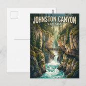 Carte Postale Canyon Johnston Canada (Devant / Derrière)