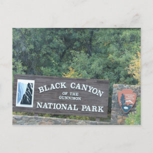 Carte Postale Canyon noir de la Gunnison