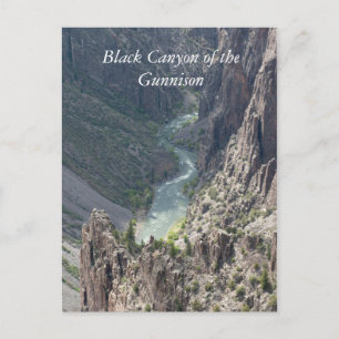 Carte Postale Canyon noir de la Gunnison