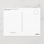 Carte Postale Canyon noir du Colorado (Dos)