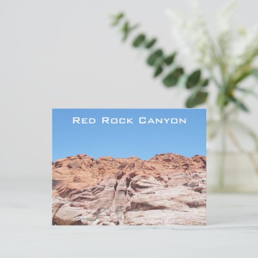 Carte Postale Canyon Red Rock (Debout devant)