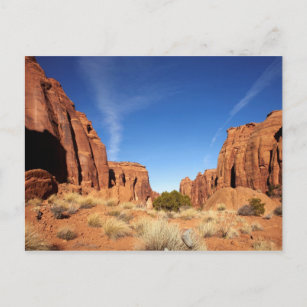 Carte Postale Canyon rouge de roche
