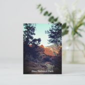 Carte Postale Canyon Trail Zion National Park, Utah (Debout devant)