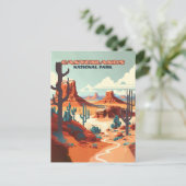 Carte Postale Canyonlands National Park Utah Desert Mountains (Debout devant)