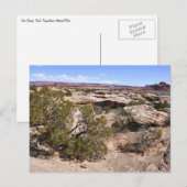 Carte Postale Canyonlands Vue depuis le sentier Cave Springs (Devant / Derrière)