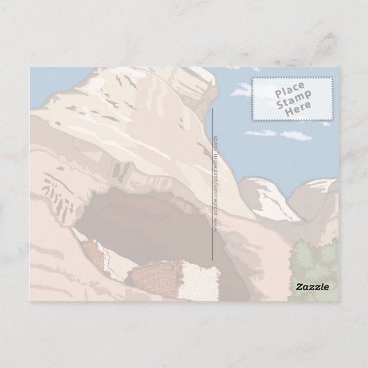 Carte Postale Canyons des Anciens (Dos)