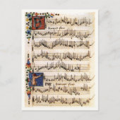 Carte Postale Canzoniere pour trois et quatre voix (Devant)