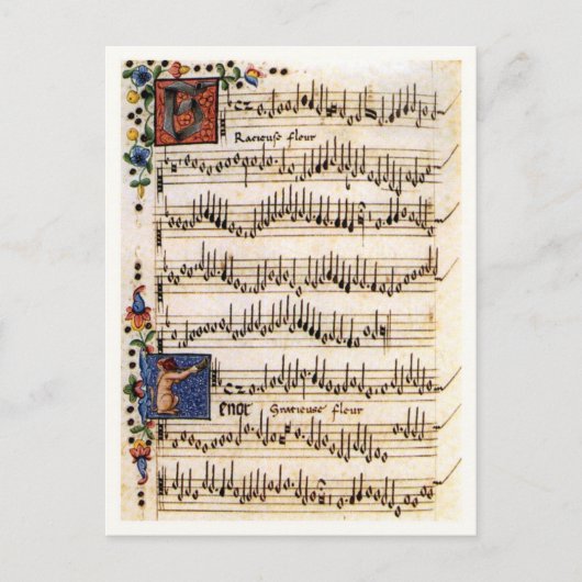 Carte Postale Canzoniere pour trois et quatre voix (Devant)