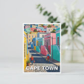 Carte Postale Cap Bo-kaap Afrique du Sud (Debout devant)