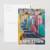 Carte Postale Cap Bo-kaap Afrique du Sud (Devant / Derrière)