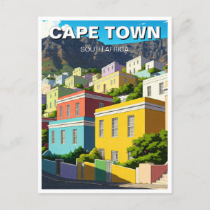 Carte Postale Cap Bo-kaap Afrique du Sud