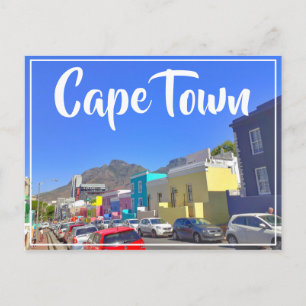 Carte Postale Cap Bo-Kaap Ville Afrique du Sud