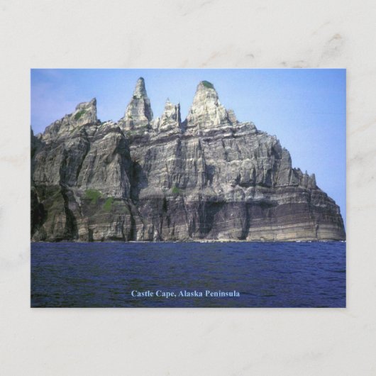 Carte Postale Cap Castle dans la péninsule d'Alaska (Devant)