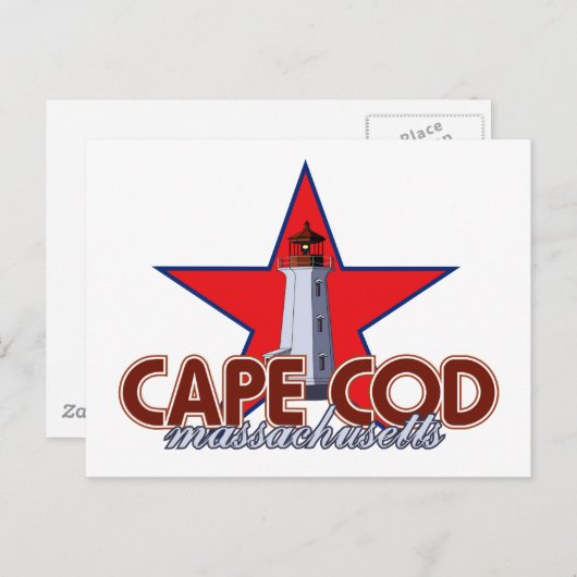 Carte Postale Cap Cod Lighthouse (Devant / Derrière)