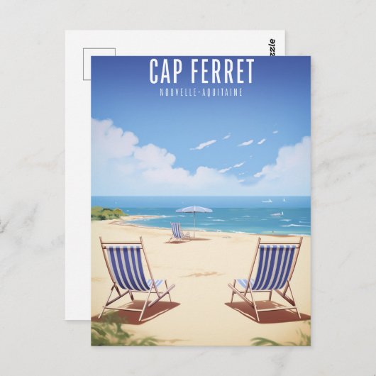 Carte Postale Cap Ferret - poster - Affiche (Devant / Derrière)