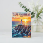 Carte Postale Cap Finisterre Espagne (Debout devant)