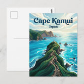 Carte Postale Cap Kamui Japon (Devant / Derrière)