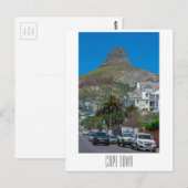 Carte Postale Cap Lion's Head South Africa City (Devant / Derrière)