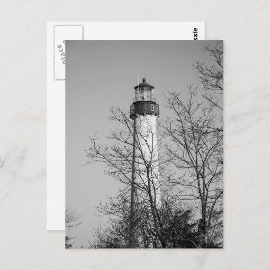 Carte Postale Cap May Light b/w (Devant / Derrière)