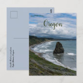 Carte Postale Cap Needle Rock Blanco Oregon (Devant / Derrière)