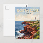 Carte Postale Cap Nord Canada (Devant / Derrière)
