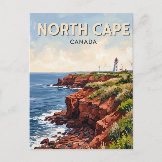 Carte Postale Cap Nord Canada (Devant)