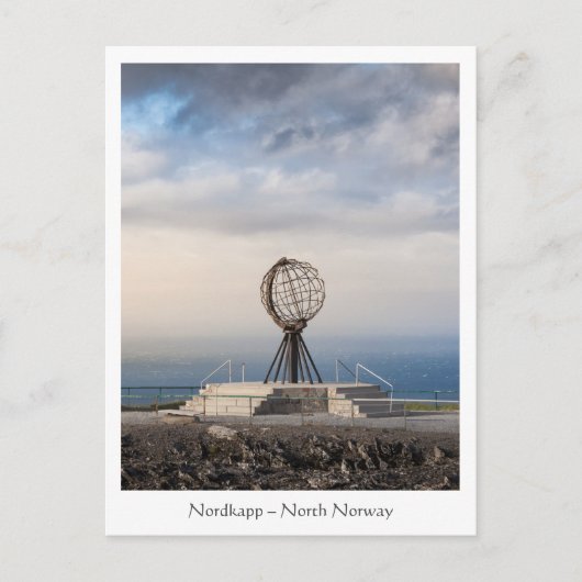 Carte Postale Cap Nord - Nordkapp Norvège (Devant)