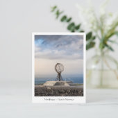 Carte Postale Cap Nord - Nordkapp Norvège (Debout devant)