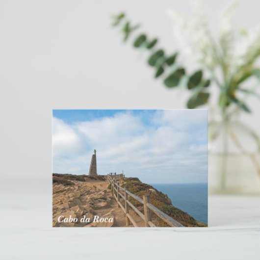 Carte Postale Cap Roca. (Debout devant)