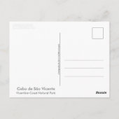 Carte Postale Cap Saint-Vincent (Portugal) (Dos)