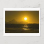 Carte Postale Cap Table Mountain Ocean Sunset (Devant)