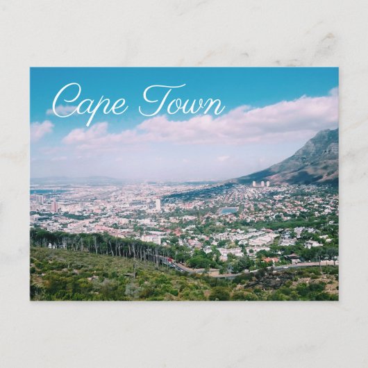 Carte Postale Cap Table Mountain Peak Paysage (Devant)