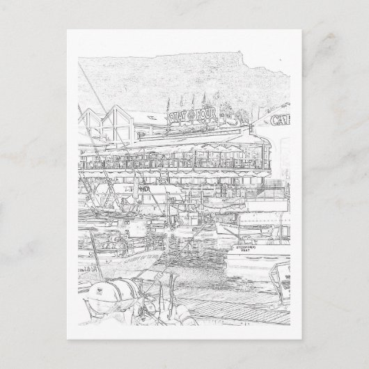 Carte Postale Cap Table Mountain V&A Waterfront (Devant)