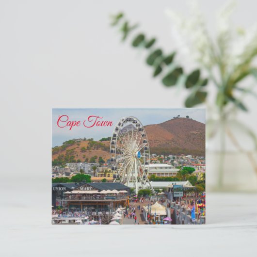 Carte Postale Cap Table Mountain Waterfront Cityscape (Debout devant)